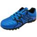 Tiebaoganar football shoes children Light training shoes firm ground football shoes indoor outdoor athletics sports shoes boys girl. 30-40 30 EU blue