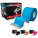 CHOKAS Kinesiology Tape 5m Roll Elastic Therapeutic Sports Tape for Shoulder Ankle Elbow Wrist shin Splints and Knee Support Waterproof Physio Body Tape for Muscle Pain Relief Boob Tape Blue