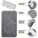 Foldable Waterproof Baby Changing Mat - Portable for Home & Travel (White) - Buy Online on GoSupps.com