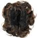 Yamel Chignon Hairpiece Curly Bun Scrunchie 4T30# Darkest Brown to Light Auburn - Updo Combs Synthetic Extensions for Women - Buy Online on GoSupps.com