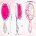 Kids Wet Hair Brush Set - 2 Confetti Glitter Detanglers for Girls | Soft Bristles Massage Brush | Ideal Christmas Holiday Gift (Bunny and Unicorn) - Buy Online on GoSupps.com