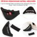 3 Pairs Adjustable Shoe Filler & Heel Cushions - Forefoot Insoles & Heel Protection Pads (Black White Beige Gray) - Buy Online on GoSupps.com