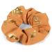 Buy styleBREAKER Ladies XXL Hair Tie - Elegant Metallic Feather Print Scrunchie in Curry | Elastic Ponytail Holder & Hairband - Buy Online on GoSupps.com