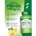 Nature's Truth Fish Oil 2000mg | 110 Softgels | Omega-3 | Lemon Flavor | Non-GMO & Gluten Free Supplement - Buy Online on GoSupps.com