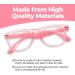 GALVANOX Ava & Ethan Blue Light Glasses for Kids - Blue Light Blocking for Ages 3-12 in Transparent Pink | International Shipping - Buy Online on GoSupps.com