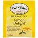 Twining Herbal Lemon Delight Tea - 20 Count (1.41 oz) | Refreshing Herbal Brew - Buy Online on GoSupps.com