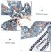 minkissy Floral Headband Hair Ribbons Satin Ribbon Bow Hair Rope Girl Bows for Hair Blue Scrunchie Retro Hair Rope Hair Accessories Hair Tie Retro Hair Tie Miss Fabric Holder Flowers - Buy Online on GoSupps.com