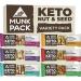 Munk Pack Keto Nut & Seed Bar | Variety Pack | 6 Bars | Low Carb Keto Snack | Plant Based and Gluten Free Treat | No Added Sugar | Keto Food | Keto Candy Bar | 1g Sugar 3g Net Carbs Variety 6 Count (Pack of 1)