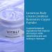 Vitali Restorative Body Cream with Copper Peptides - Anti-Aging Moisturizer for Hydration & Wrinkle Protection - 1.69 fl. oz - Buy Online on GoSupps.com