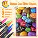 18 Colors Fine Point Acrylic Paint Pens for Rock, Fabric, Wood, Canvas, Ceramic - Non-Toxic, Quick Dry Paint Markers - Buy Online on GoSupps.com