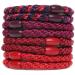 8 piece hair tie for girls pack with 8 multicolored elastic ligaments hair bands elastic style 14 Mixed Color Style 14