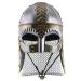 Battle -Merchant Brillenhelm Beowulf with cheek flaps and chain br nne with adjustable leather inlay - Viking helmet made of steel for adults