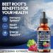 11in1 Beet Root Liquid Drops - Support Overall Wellness - with Vitamin D3 Vitamin K2 Hawthorn Berry Cayenne Pepper Garlic Hibiscus Olive Red Spinach Green Tea - 1 FL Oz - 60 Day Supply - Buy Online on GoSupps.com