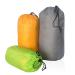 Frelaxy Stuff Sack Set 3-Pack (3L&5L&9L), Ultralight Ditty Bags with Dust Flap for Traveling Hiking Backpacking Neon Green&Orange&Gray