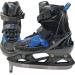 Softmax Adjustable Hockey Ice Skates for Boys and Girls - Insulated Kids Skates - 3 Sizes Black & Blue - Small - Buy Online on GoSupps.com