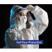 10PCS Safety Face Shield Transparent Breathable Visor Adjustable Anti-Fog Dental Full Face Shield with Protective Clear Film Elastic Band and Comfort Sponge - Buy Online on GoSupps.com