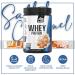 All Stars 100% Whey Protein Powder 908g - Low-Fat High-Quality Whey Concentrate & Isolate | Creamy Salted Caramel Flavor Protein Shake - Buy Online on GoSupps.com