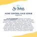 St. Ives Acne Control Face Scrub - Oil-Free Salicylic Acid Medication for Smooth, Glowing Skin - 100% Natural Exfoliants - 6 oz (Pack of 4) - Buy Online on GoSupps.com