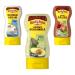 Old El Paso Squeezy Cream Pick N Mix - Choose From 2+ Flavours | Cool Soured Cream Topping Chunky Guacamole Mild Chunky Salsa - Pack of 3