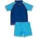 Playshoes Unisex Children's UV Protection Swim Set - Two-Piece Swim Shirt & Swim Shorts 98-104 | Stylish Swimwear for Kids - Buy Online on GoSupps.com