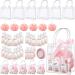 6 Sets Baby Shower Prizes for Game Winners Baby Shower Favors Gifts Include Lip Balms Hand Creams Shower Gels Body Lotions Bath Loofah Sponges Gift Bags for Baby Shower Bridal Shower Gifts