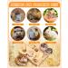 OVERTANG 6-in-1 Wooden Interactive Foraging Toy for Small Animals - Ideal for Hamsters, Guinea Pigs, Rabbits, Chinchillas, Rats, and Gerbils - Buy Online on GoSupps.com