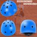 Kids Protective Gear Set - Helmet Knee Elbow Pads Wrist Guards for Outdoor Sports - Blue - Ages 8-13 - Buy Online on GoSupps.com