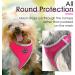 Thinkpet No-Pull Dog Harness & Leash Set - Breathable Adjustable & Reflective Safety Harness for Small Medium & Large Dogs | Soft Comfortable & Safe - Pink/Red (1 Pack) - Buy Online on GoSupps.com