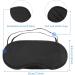 10 Pack Black Sleep Mask Eye Cover - Soft & Comfortable Blindfold with Nose Pad & Adjustable Strap for Women, Men, Kids - Ideal for Travel, Sleep, Shift Work, Naps - Buy Online on GoSupps.com