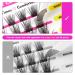DIY Eyelash Extensions - Cluster Individual False Eyelashes for Natural Look | Reusable & Glue Bonded | 24 Mix - Super Thin Band - Buy Online on GoSupps.com