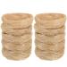 Sosoport 10Pcs Simulation Bird Nest Artificial Bird Nest Bird Houses Garden Nature Art Craft Decoration