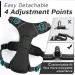 Eagloo Dog Harness for Large Dogs - Adjustable Anti-Train Chest Harness with Reflex Strips - XL Black for Labrador & More - Buy Online on GoSupps.com