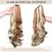 Dcbaboo Ponytail Extension Curly 18inch Claw Clip in Ponytail Hair Extensions Long Wavy Synthetic Pony tails Natural Wave One Piece Hairpiece Fake Ponytail for Women Golden Brown/Bleach Blonde 18 inch 140g Golden Brown/Bleach Blonde - Buy Online on GoSupps.com