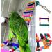 Pet Bird Cage Accessories: 12 Ladders Swing Chewing Toys for Parakeets, Cockatiels, Conures, Macaws, Lovebirds & Finches - Buy Online on GoSupps.com