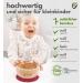 Bamboo Baby Bowl & Spoon Set Food-Safe Silicone Suction for Toddlers - Non-Toxic Stable Self-Dinnerware (11.8 oz) - Buy Online on GoSupps.com