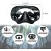 DAMACHO Easy to Pack HD Wide Angle Diving Mask and Travel Snorkel Set PRO Series - Black Abyss - Buy Online on GoSupps.com