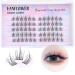 Manga Lashes Cluster Mixed Length | Natural Look Anime Eyelashes Extension | DIY Individual Hybrid Asian Lashes Pack - 10mm-14mm by Lanflower - Buy Online on GoSupps.com