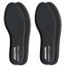 2 Pairs Memory Foam Insoles Cushion Shoe Insoles Shock Absorbing for Foot Pain Relief Shoe Insoles Comfortable Inner Insoles for Men Women Relieves (Black Men US 13) Men US 13 Black