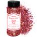 Hemoer pink 100g holographic horny sequins holographic glitter for face glitter for resin nail body handicrafts festival art