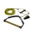Seachoice 4-Section Wakeboard Rope, 70 Ft. Long, 15 In. Handle w/ Textured EVA Grip, 6 In. Trick Handle