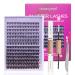DIY Lash Extension Kit 280pcs Individual Lashes with Lash Bond and Seal Tweezers 20D+50D 10-16mm Mix C/CC/D Curl Cluster Lashes Soft Light Eyelash Extension Kit at Home (20+50D-0.07-10-16MIX KIT) 280 clusters kit - 20D+50D