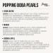 Inspire Food Bubble Tea Pearl Set - 3-Pack Popping Boba | Vegan & Gluten-Free Tapioka Pearls - Blueberry Peach Green Apple | 450g Each - Buy Online on GoSupps.com