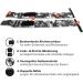 BIOMORPH Professional 54cm Wrist Bandages - Fitness Bodybuilding Strength Training & CrossFit | Unisex White Camo Wrist Wraps - Buy Online on GoSupps.com