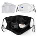 Primicity Funny Face Mask for Adults - Reusable Coffee Mask with 5 Filters | Adjustable and Washable | UK Seller - Buy Online on GoSupps.com