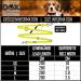 DDOXX Reflective Nylon Dog Leash | 2m 3-Way Adjustable for All Dog Sizes - M Yellow | Durable & Safe Dog Walking Gear - Buy Online on GoSupps.com