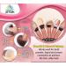 16-Part Makeup Brush Set for Teen Girls | Foundation Eyeshadow Contour Eyebrow & Lip Tools | Perfect Beauty Kit for Flawless Makeup - Buy Online on GoSupps.com