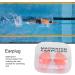 Swimming Ear Plugs - Reusable Waterproof Silicone Noise Reduction Earplugs for Swimming & Sleeping | Orange + PP Box - Buy Online on GoSupps.com
