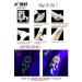 Alien UFO Design UV Reactive Temporary Tattoos - Glow in the Dark Body Art for EDM EDC Rave Parties | Blacklight Festival Accessories - 1 Sheet - Buy Online on GoSupps.com