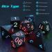 Color Changing Glowing Dice Set 7Pcs with LED Lights | USB Charging | DND Dice for Dungeons and Dragons, Sci-Fi, Table Games | Black - Buy Online on GoSupps.com