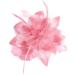 Feather Comb Fascinator for Women Wedding Ascot Races Christening Hair Piece (Pink) - Buy Online on GoSupps.com